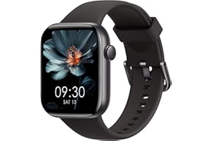 AcclaFit Smartwatch Uomo Donna, 1.85" Full Touch Screen Smartwatch con Effettua/Risposta Chiamate, Fitness Tracker con Pressione Sanguigna e Monitor Sonno, 140+ Sport Step Counter per Android iOS
