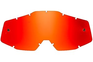 SeeCle Compatibile Per 100% Mercury/Racecraft/Strata/Accuri Occhiale Maschera Hz SIGNATURE Yellow Gold Cross/Enduro/Quad Uomo (Pacco da 1)