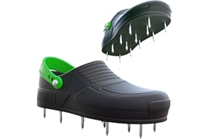 Nivilli AIR - Nagelschuh-Clog, Rasenlüfterschuhe zum einfachen aerifizieren oder entlüften des Rasen. (SMALL 39-43)
