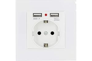 BSEED Interruttore Va e Vient Interruttore a Parete Senza Vite a bilanciere 10A Interruttore a levetta in Cristallo