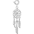 Philip Jones Dream Catcher Charm Created with Zircondia® Crystals