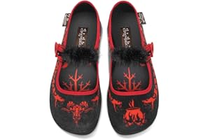 Hot Chocolate Design Chocolaticas Funky Canvas Women's Mary Jane Flat Shoes