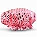 OrangePlan Women Waterproof Shower Cap,Unique Brilliant Sequins design Double Layer Bath Cap Elastic Band Spa Shower Hat(Gillyflower Pink)