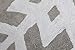 Lorena Canals Snowflake Round Washable Rug (Grey/White)