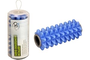 Fitness Mad Mini Massage Roller, Rullo di Schiuma Unisex – Adulto, Blue, Taglia Unica