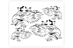 4R Quattroerre.it 1090 Juego de Pegatinas Griffon para Camión Scania, Derecha e Izquierda, Negro, 50 x 35 cm