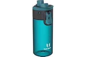 Super Sparrow Vattenflaska - 500ml/750ml/1L - Dricksflaska med Sugrör BPA-Fri, Läckfri - Idealisk Tritan Sportflaska för Spor