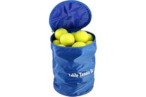 GLEMALL Tennis Ball Bag Portable Tennis Ball Basket 45 Capacity Tennis Balls Storage,Tennis Basket for Tennis Training,Tennis Balls Storage Bag,Baseball Ball,Table Tennis or Pickle Ball Bag Storage