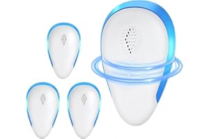 PADONCO 2025 Upgraded Version Ultrasonic Pest Repeller, Powerful Mouse Repeller plug in Pest Control for Rats, Rodent, Mice, Bugs, Mosquito, Spider, Ant Repellent Harmless To Pets And Human (Blue)