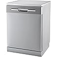 Russell Hobbs Stainless Steel Effect Full Size, 60cm Wide Freestanding Dishwasher, 12 Place Settings, RHDW3SS