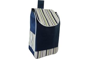 ＡＷＨＡＯ Bolsa de Compras de Tela Oxford, Bolsa de Repuesto para Compras, Carrito de Mano Plegable para Compras, Reutilizable, Resistente para Carrito de, Azul