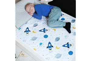 HYGGE SUPPLIES Hygge Sheets® Potty Training Bed Pads | 2Pack | 100% Waterproof | Bed Wetting Sheets for Single and Toddler Beds | Non Slip, Easy to Change at Night | Includes Free E-Book | UK Brand | Space