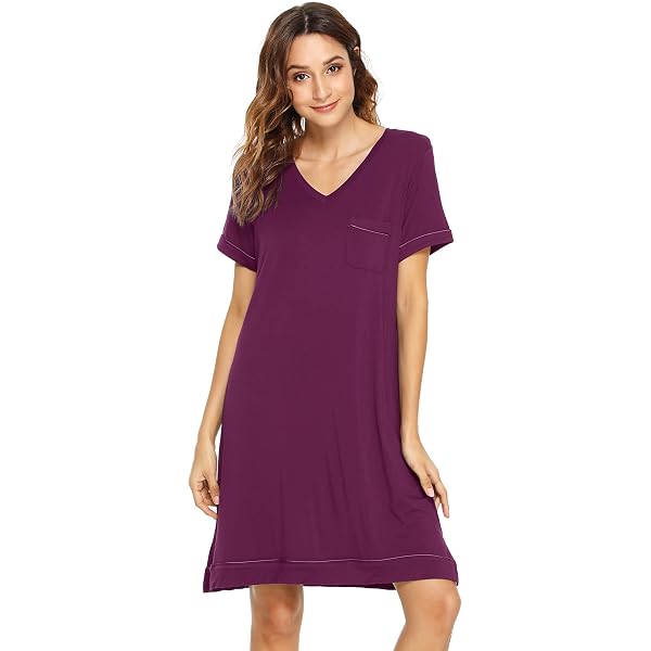 WiWi Women's Bamboo Viscose Slip Nightgown – Comfy Sleeveless Chemise For Sleep & Lounge