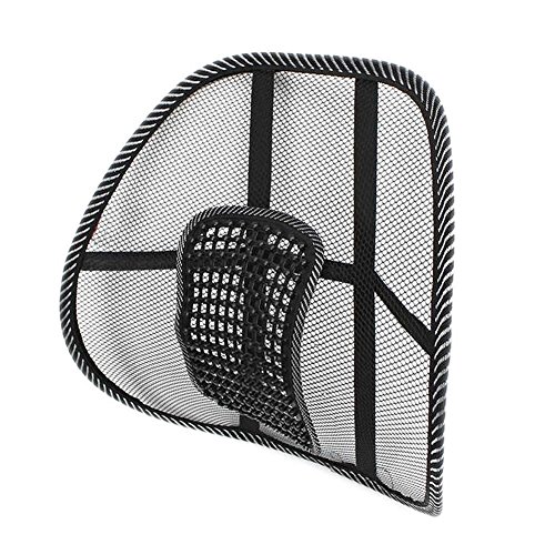 Kicode Schwarze Lendenwirbelsäule Zurück Brace Support Für Bürostuhl Autositz