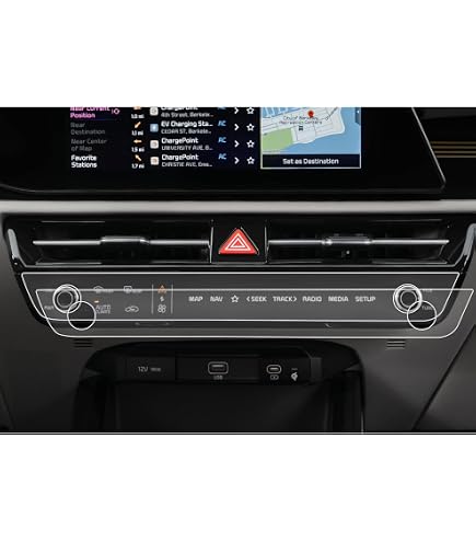 Pellicola TPU Trasparente Per KIA NIRO SG2 2022-2023 – Protezione Display E Cruscotto, Antigraffio 6H E Antimpronta – Include Kit Di Installazione