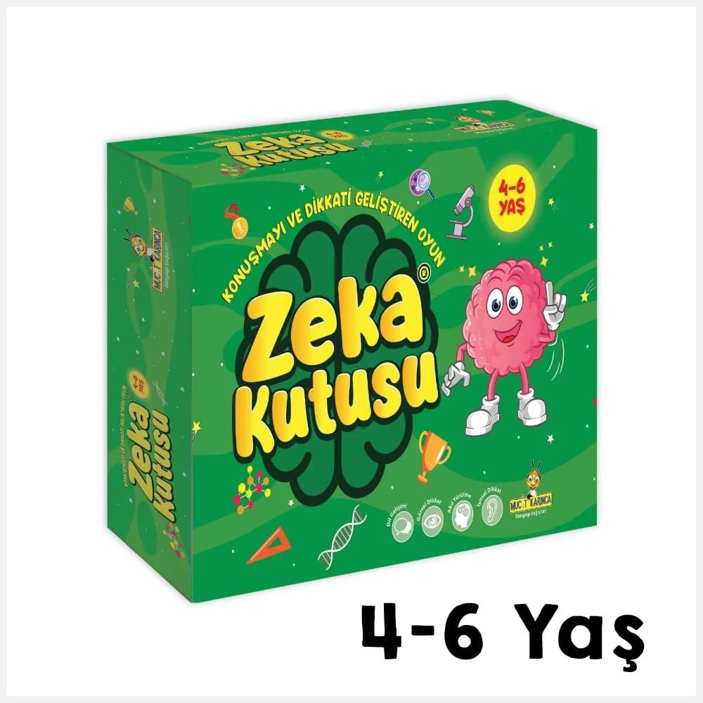 4-6 Yaş Zeka Kutusu Konuşmayı ve Dikkati Geliştiren Oyun
