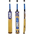 ZAP Wood Glaze Tennis Scoop Cricket Bat (35 Inch)|# No.1 Tennis Bat|Waterproof|Unbreakable Toe|Ultra Light Pickup|5 Scoop Design|Hard Tennis Ball Bat