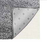 ◆ Hohe Qualität ◆: Die Teppichmatte ist sicher und bequem, langlebig und widerstandsfähig gegen hohe Temperaturen, verfügt über hervorragende Rutschfestigkeit, Atmungsaktivität, Schallabsorption und Stoßfestigkeit, ist waschbar, pflegeleicht und für alle Bodenbeläge geeignet.