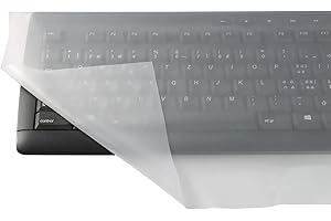 MAN & MACHINE Medizinischer Tastaturschutz Cool Drape, desinfizierbar, Latex-frei, hauchdünn, 50 x 28 cm