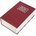 Dictionary Book Safe Box with Key Lock, Large - Red