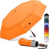 Royal Walk Folding Umbrella Windproof Women Men Windproof | Compact Travel Rain Umbrella, Automatic Open and Close, Strong, D
