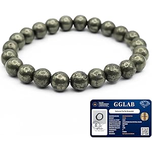 Astrotalk Raw Pyrite Bracelet | Certificate of Authenticity | Attracts Money and Boost Confidence | Astrology Bracelet for Men and Women | Beautifully Crafted with Healing Crystals