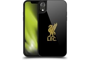 Head Case Designs Offizielle Liverpool Football Club Logo Gold Und Schwarz Liver Bird Gel Armour Hülle [Militärischer Schutzgrad] kompatibel mit Apple iPhone XR