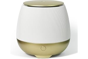 Earnest Living Dyfuzory olejków eterycznych 150 ml do domowego dyfuzora olejków eterycznych, plastikowy dyfuzor aromaterapii z kablem USB, biały dyfuzor zapachowy, prezent