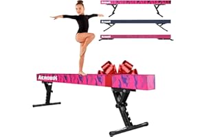 ORIGINAL CUP Aerobik Poutre de Gymnastique Rose & Violette pour Enfants | Hauteur Réglable sur 5 Niveaux 16,5 à 56,5 cm | Montage Facile et Sécurité Maximale | Antidérapante