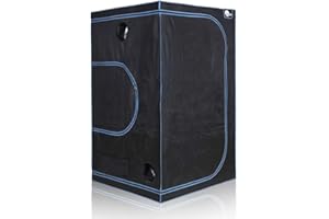 yourGEAR Growzelt Plantsville in 8 Größen - Grow Indoor Box, Zuchtzelt, Gewächshaus, Schrank zur Pflanzenzucht - 120 x 120 x 200 cm