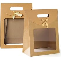 24 Boîtes Cadeaux Transparentes Avec Nœud Papillon 12x7x7cm - Emballages PVC Pour Mariage Et Fêtes