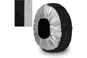 EILYGK 80x47 cm Universal Car Spare Wheel Cover, Waterproof & Dustproof Fit 19-23 inches Tires for RV, SUV or Travel Trailer