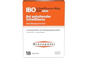 ‎MIESEPETER Miesepeter Bonbons - IBO Scheißlaune-Weg 800 akut Lustige Witzige Scherzartikel (1er Pack)