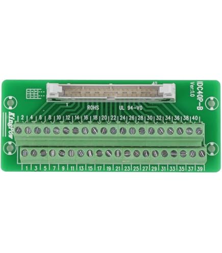 Cáp Điều Khiển UC-ET010-24A 3.3ft Dài 1M MIL Connector Flat Ribbon Rainbow Cable Idc 40 Pin 2 54mm For I O Delta Module Dvp32sm11n Voi Module Terminal