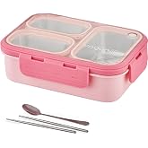 Vagonlife Lunch Box 620 ML Tek Kat &Uuml;&ccedil; B&ouml;lmeli Metal Kaşıklı Yeni Nesil Sefer Tası-FFLBOX7097