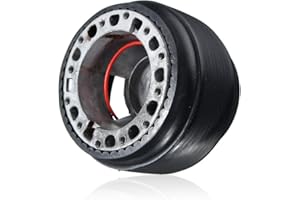 Akatsukiqi Direction Noir Roue rapide courte à moyeu Adaptateur for Renault CLIO MK2 1998-2005