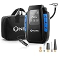 Compressore Portatile per Auto Aria Compressa Pompa Elettrica 150PSI Pressione Gonfiatore Digitale con Luce LED per Gonfiare 