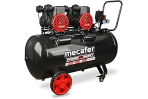 Mecafer Compresseur Power N' Silent 425693-100 L - 3,5 HP