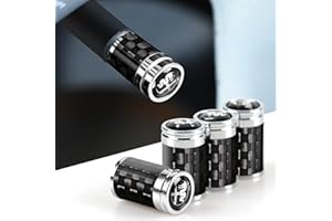 HENGYUESHANG Carcasa de fibra de carbono para válvula de coche Alfa Romeo Giulietta Giulia Stelvio Mito 147 156 159 159 166