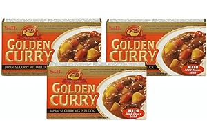 S&B - Golden Curry Mild 220 gr x 3 uds - Pack Promoo