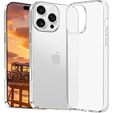 iPhone 16 Pro Max ile Uyumlu Şeffaf ve Sararmaya Dayanıklı Silikon Kılıf, Extra İnce ve Yumuşak Model (iPhone 16 Pro Max)