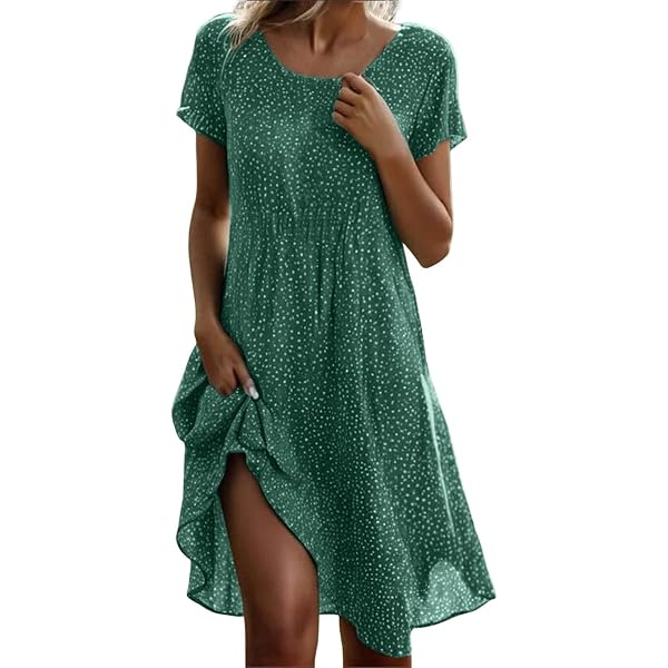 Generico Abito Da Donna Sexy Con Stampa Retrò Sacca Compatible With Moto Vestito Da Estivo - 4