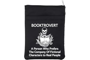 BAUNA BOOKTROVERT - Custodia per libro con definizione, regalo per bibliotecario, regalo per insegnanti, amanti dei libri, regalo per bibliofili (Booktrovert BM)