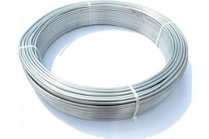 PAG Turbo GmbH® - Blitzschutz Blitzableiter Material Tiefenerder feuerverzinkt oder aus Edelstahl (Aluminium Draht Runddraht 8mm)