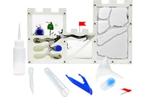 EXBEPE Large Sand Ant Farm Castle,Ant Colony Ecosystem Science Educational Kit to Study Ant Behavior Live Ant Habitat for Kids