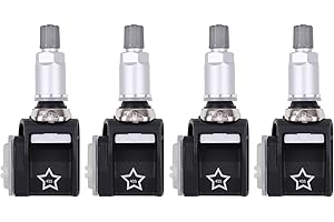 HouYeen Pack of 4 Front and Rear Left and Right TPMS Tyre Pressure Sensor for B-MW 3 5 6 7 Series G20 G80 G28 G21 G81 G30 G31 F90 Mer-cedes A B E Class W177 V177 W247 W213 S213 C238 A238 Sprinter B907