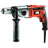 BLACK+DECKER TRAPANO A PERCUSSIONE REVERSIBILE 910W A 2 VELOCITÀ MECCANICHE - KR911K-QS