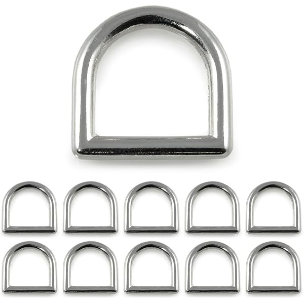 PATIKIL D-ringen 1,5 Inch – 4 Stuks Roestvrijstalen D-ring Voor Riemen, Halsbanden En DIY-projecten 1 miniatura