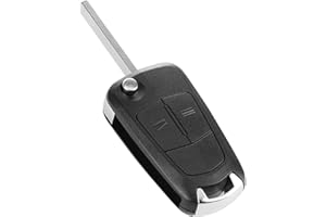 Joynine Carcasa Llave para Opel Corsa, Carcasa Llave 2 Botones del Mando a Distancia, Carcasa Llaves Coche, Funda de Repuesto para Llave de Coche, Compatible con Opel Corsa Astra Vectra Zafira Antara