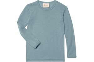 Engel Natur, Maglietta Intima da Bambino, 70% Lana, 30% Seta